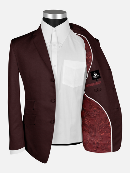 Paul Weller Maroon Mod Jacket