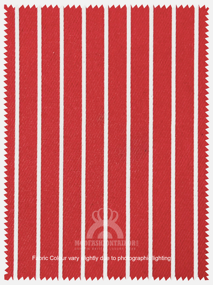 Red and White Stripe Boating Blazer