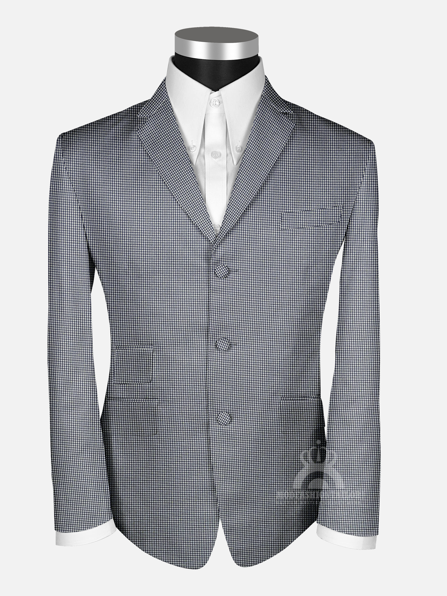 2 Piece Single Breasted Dogtooth Mod Suit