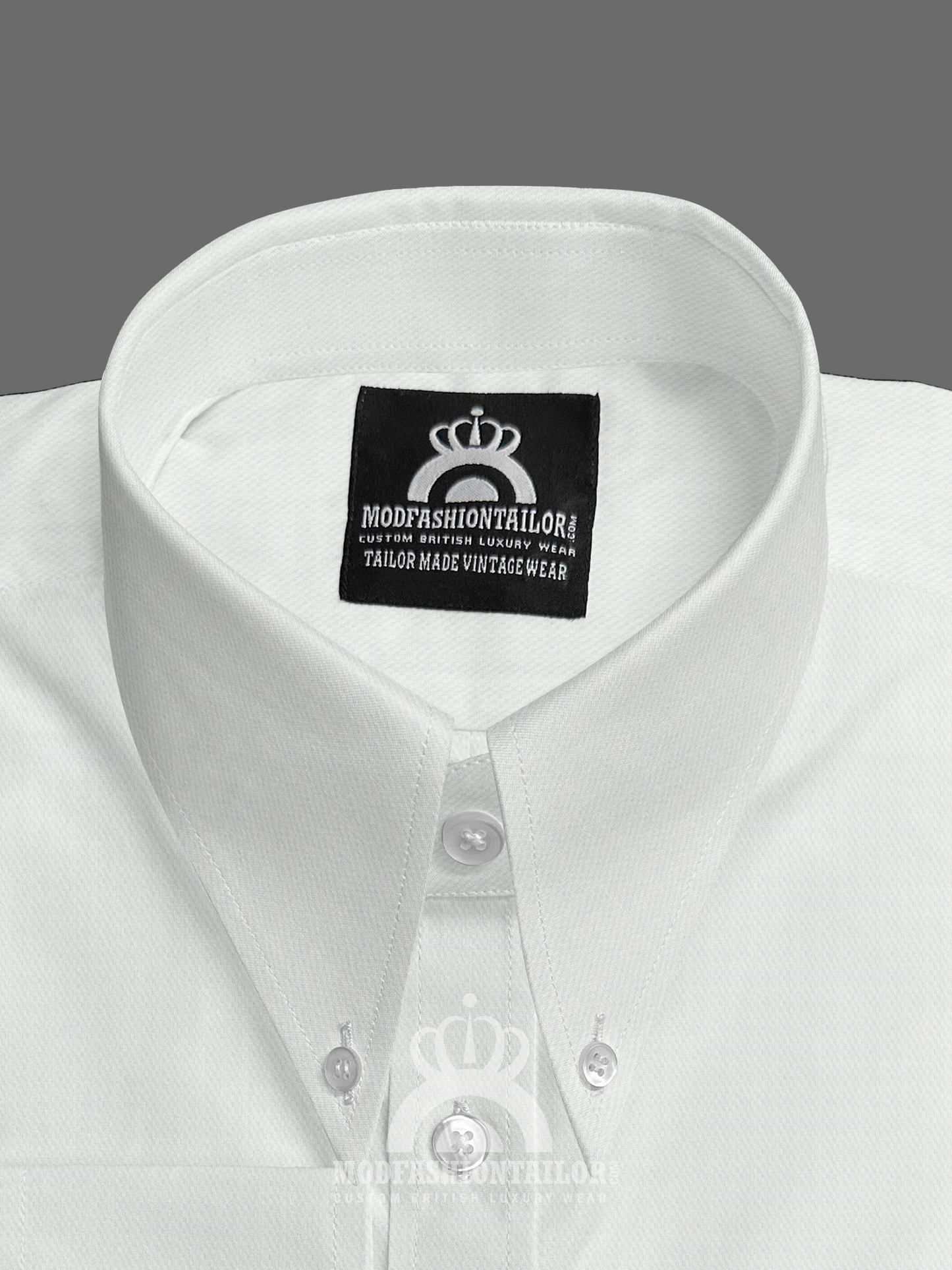 Tab Collar Long Sleeve White Shirt – Modfashiontailor Tab Collar Long Sleeve White Shirt – Modfashiontailor